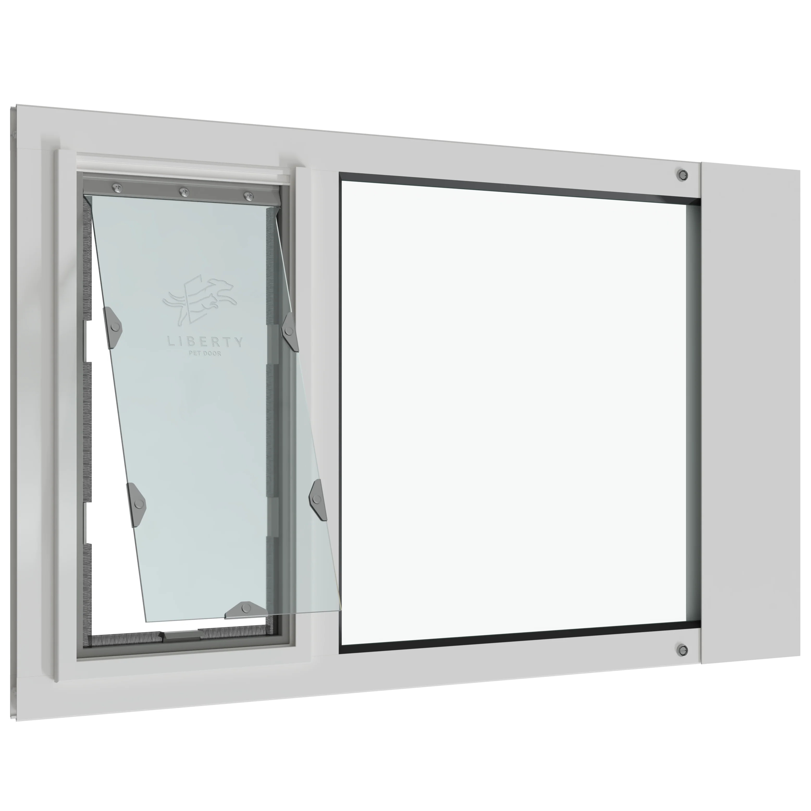 Liberty Pet Door for White Sash Windows - Image 13