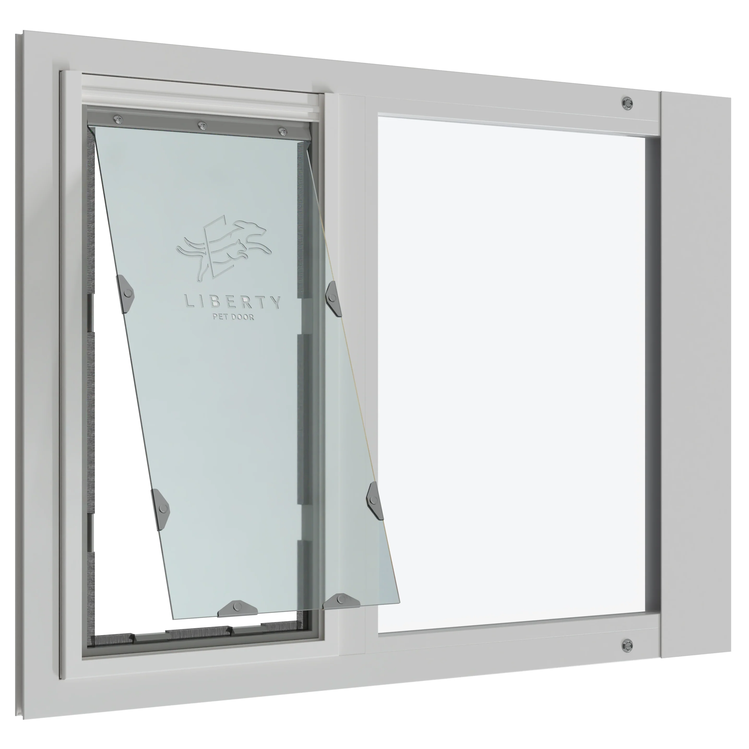 Liberty Pet Door for White Sash Windows - Image 22